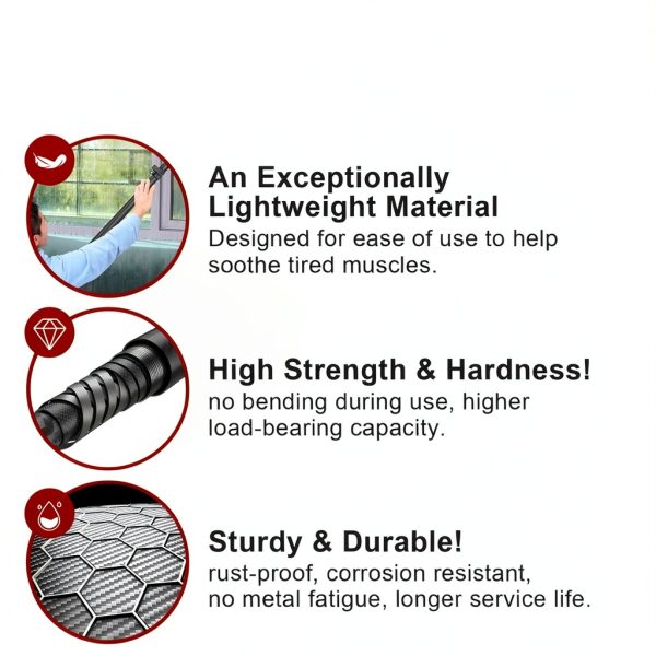 Carbon Fiber Snow Rake DOBEN Telescopic Light-2