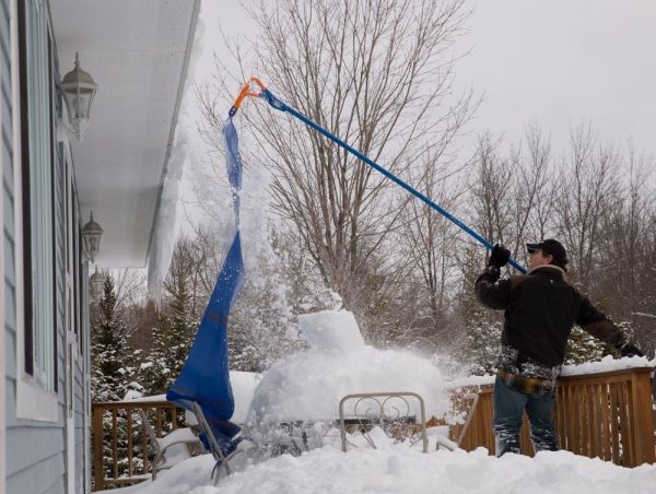Avalanche Roof Rake Aluminum Snow Rake for Adults-3