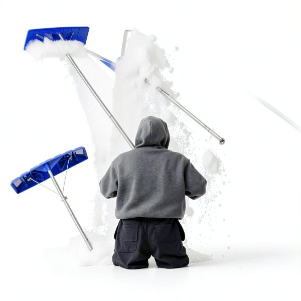 Snow Roof Rake MYTOL 15ft Adjustable Aluminum-2