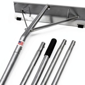 Snow Roof Rake USA HANDY TOOLS Aluminum Lightweight Design-0