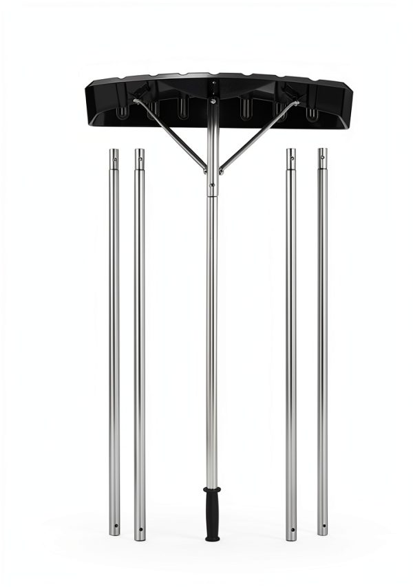 Goplus Aluminum Snow Rake Patio Lawn Garden Tool-4