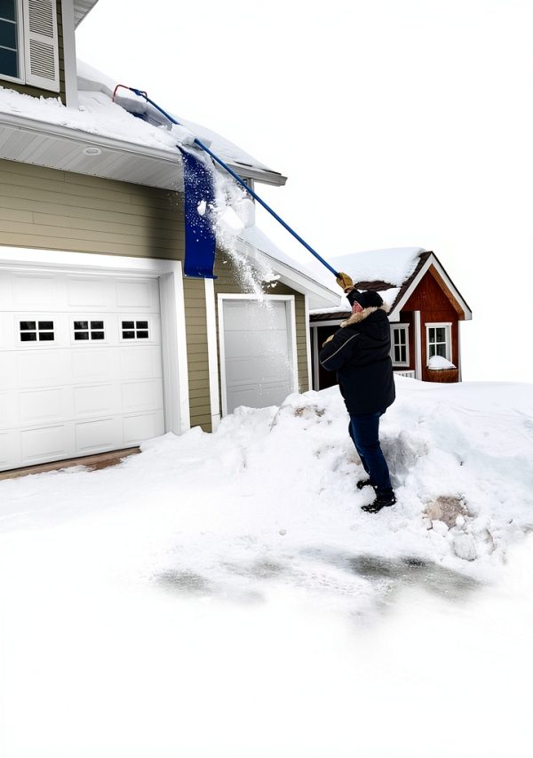 Avalanche Snow Roof Rake Plastic Blue Quick Assembly USA-2