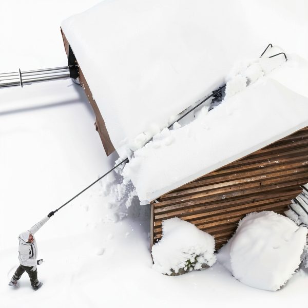 Snow Rake 5 STAR SUPER DEALS Extendable Aluminum Roof Tool-4