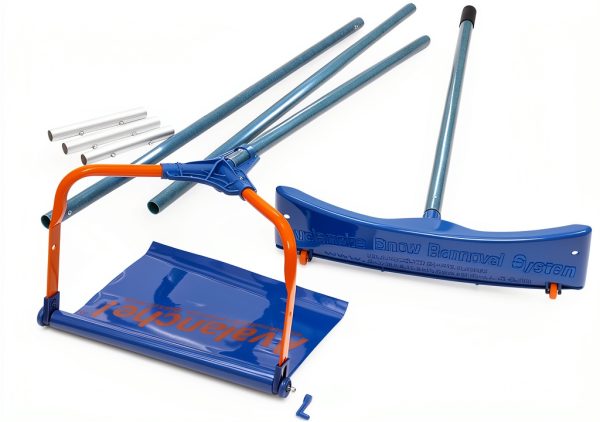 Avalanche Snow Roof Rake 24 Inch Plastic Head 15.5ft Reach-0