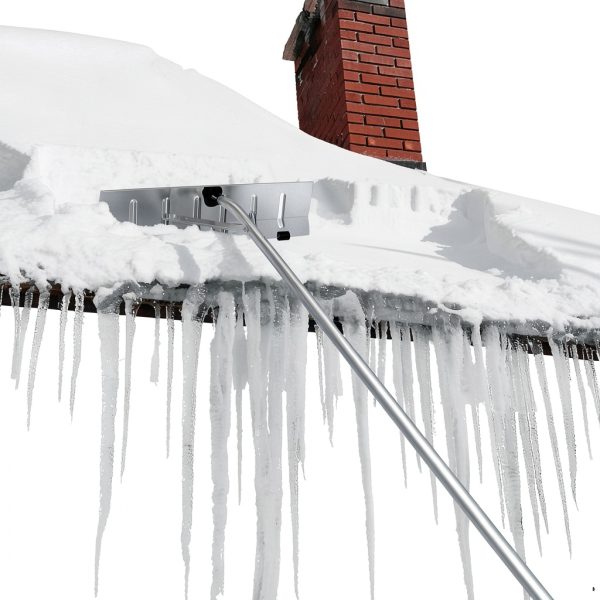 GnL Recsports Roof Rake Aluminum Adjustable Snow Removal-2