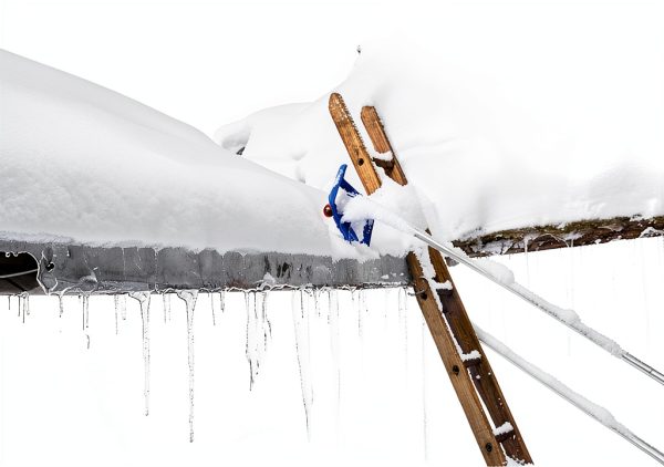 Avalanche Snow Roof Rake 24 Inch Plastic Head 15.5ft Reach-4