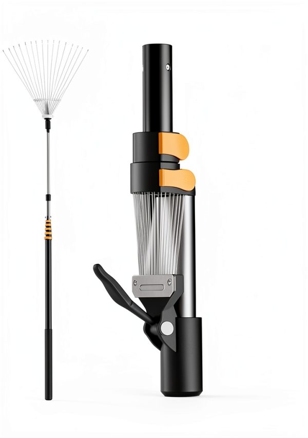 Fixm Roof Rake Adjustable Width Aluminum Safe Operation-1