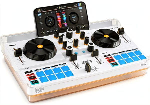 DJ Controller with 4 Pad Modes and 10 Hours Battery-2