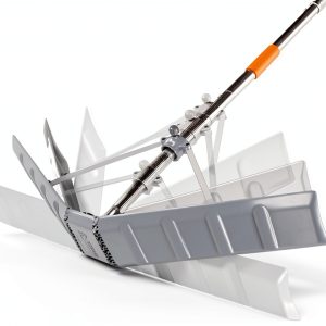 EZ Smart Snow Roof Rake 36 Inch V-Blade Extension Pole-0