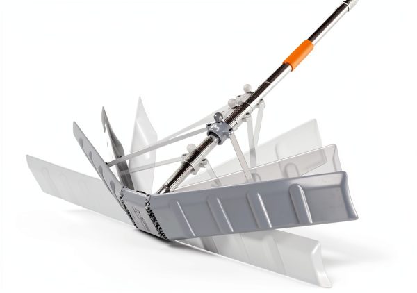 EZ Smart Snow Roof Rake 36 Inch V-Blade Extension Pole-0
