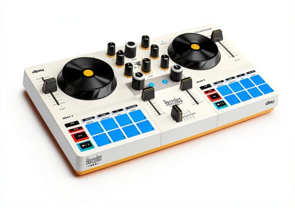 DJ Controller with 4 Pad Modes and 10 Hours Battery-7