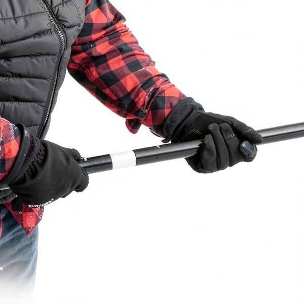 Snow Joe Roof Rake Aluminum Telescoping Easy Roll Wheels-2