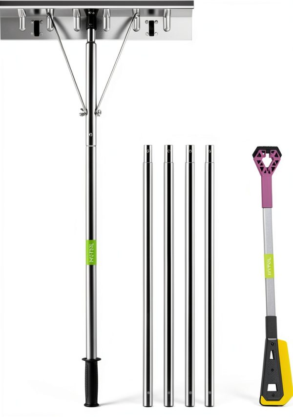 MYTOL Snow Rake Extendable Aluminum Roof Snow Removal Tool-0