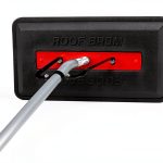 SNOBRUM Snow Rake Black Lightweight Plastic Bristle-0