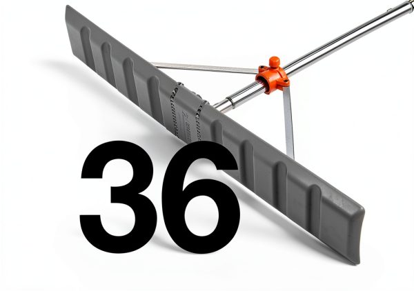 EZ Smart Snow Roof Rake 36 Inch V-Blade Extension Pole-4