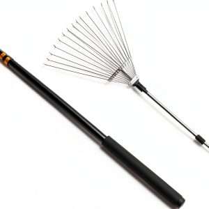 Fixm Roof Rake Adjustable Width Aluminum Safe Operation-0