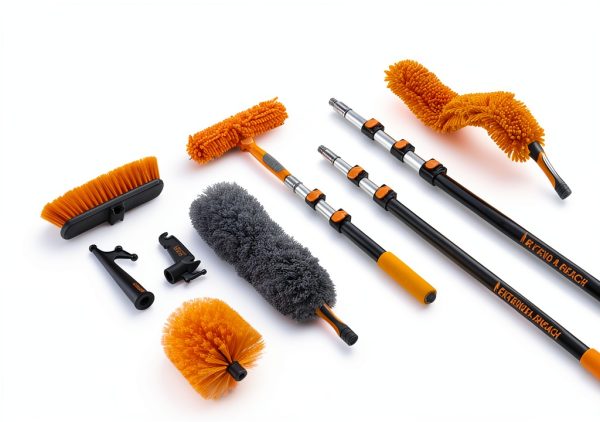 EXTEND-A-REACH Snow Rake Non-Scratch Foam Head Universal-4