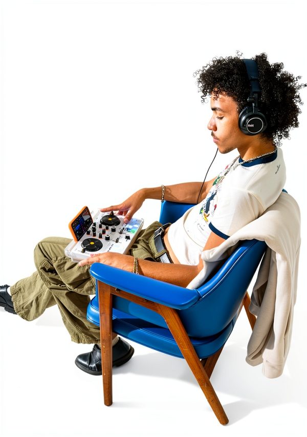 DJ Controller with 4 Pad Modes and 10 Hours Battery-5