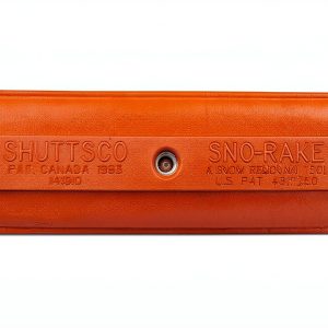 Shuttsco Snow Rake Orange Wood Handle Compact Lightweight-0