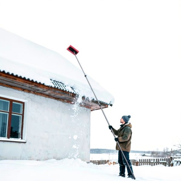 Carbon Fiber Snow Rake DOBEN Telescopic Light-1