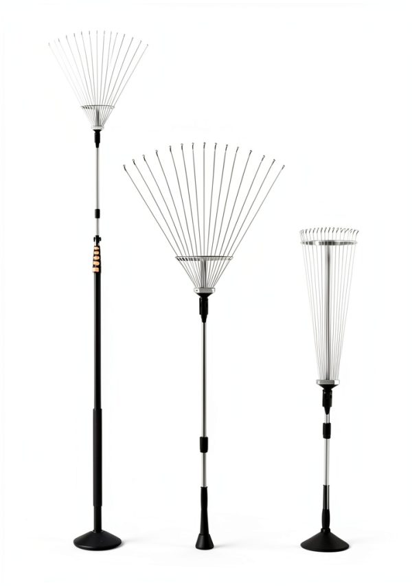 Fixm Roof Rake Adjustable Width Aluminum Safe Operation-3