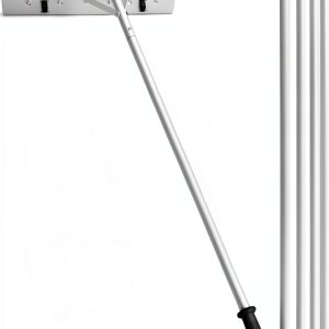 FAITIO Roof Snow Rake Telescoping Aluminum Ground Level Use-0