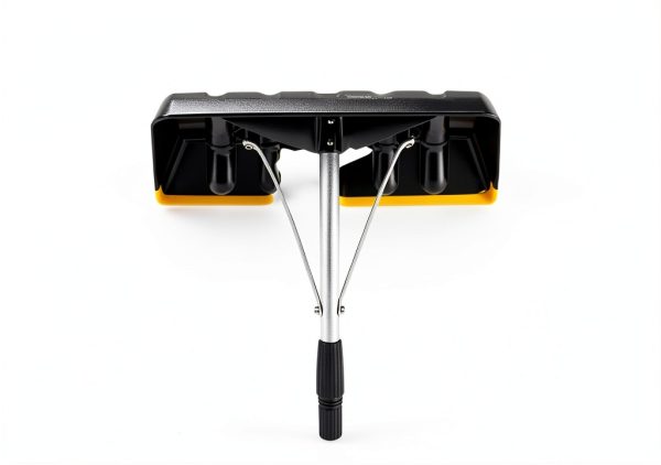GYMAX Extendable Aluminum Snow Roof Rake Foldable-1