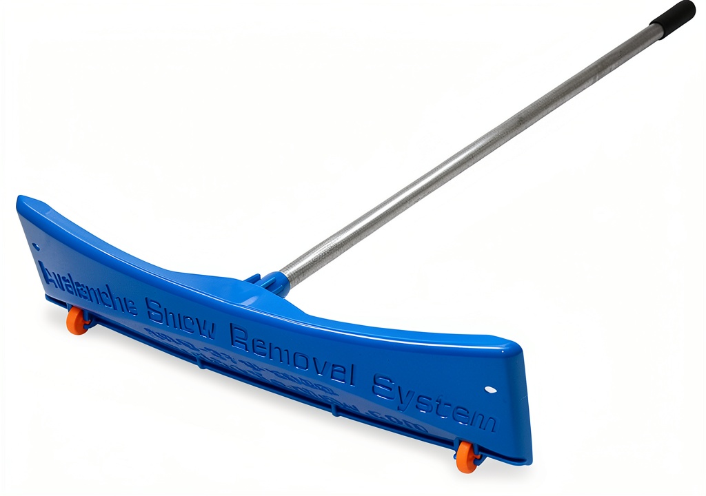 SnowRake Deluxe 20 being used on a residential roof