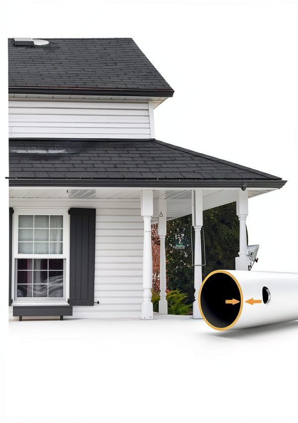 FAITIO Roof Snow Rake Telescoping Aluminum Ground Level Use-2