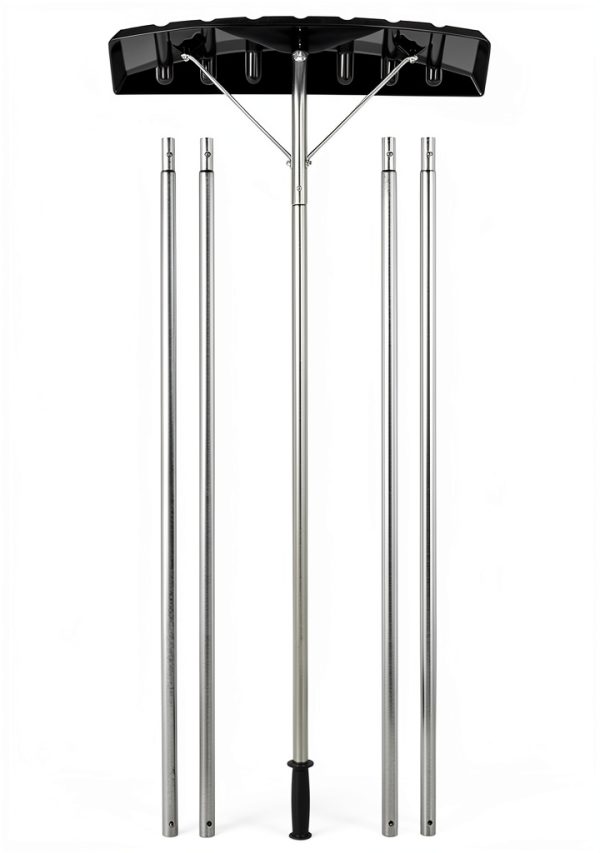 Goplus Aluminum Snow Rake Patio Lawn Garden Tool-0