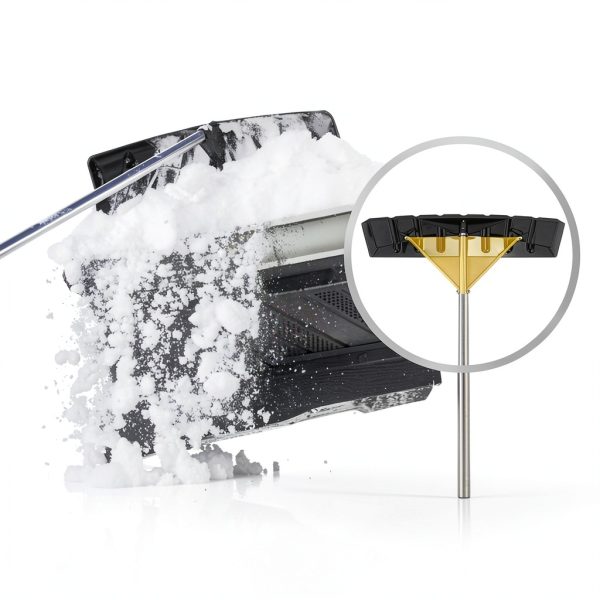 Goplus Aluminum Snow Rake Patio Lawn Garden Tool-2