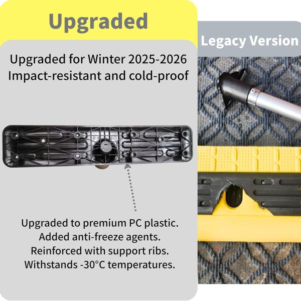 Roof Snow Rake Leanaco 21ft Yellow EVA Foam-4