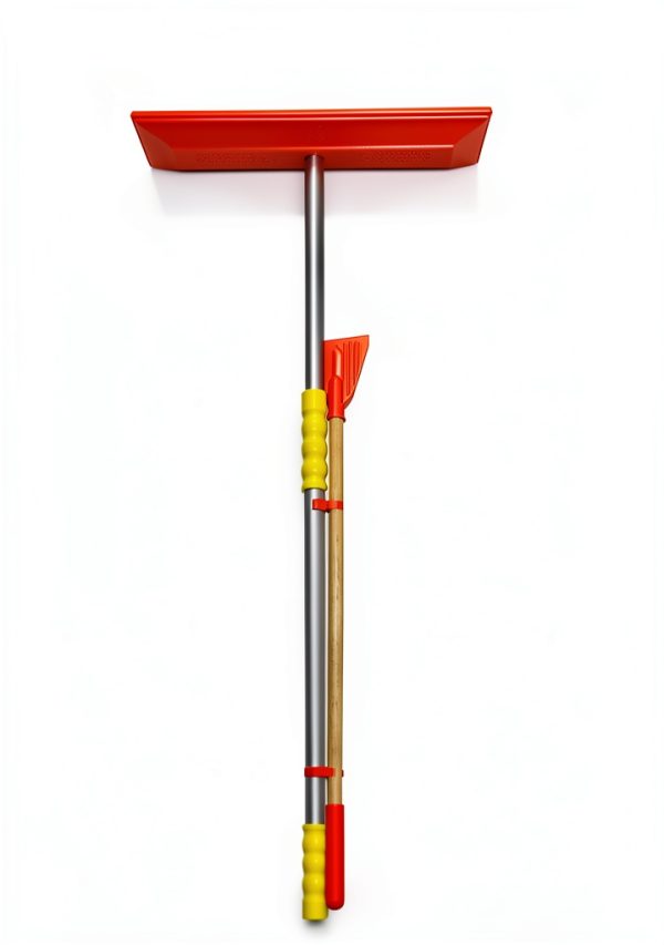 Shuttsco Snow Rake Telescoping Handle Ice Chisel USA Made-0