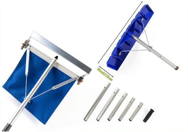Snow Roof Rake MYTOL 15ft Adjustable Aluminum-1