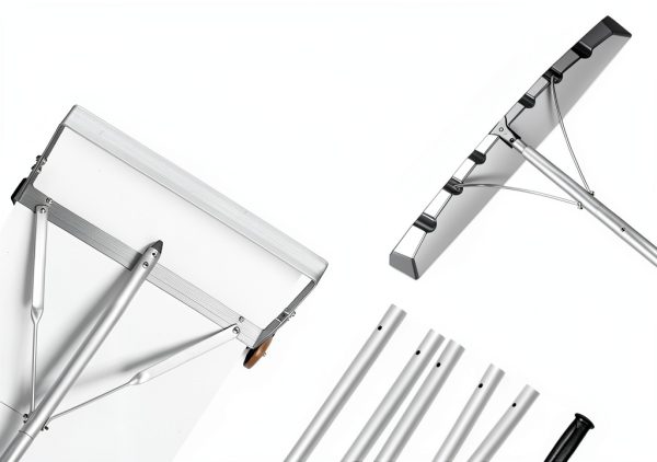 MYTOL Roof Rake 13ft Tear Resistant Slide Aluminum Blades-4