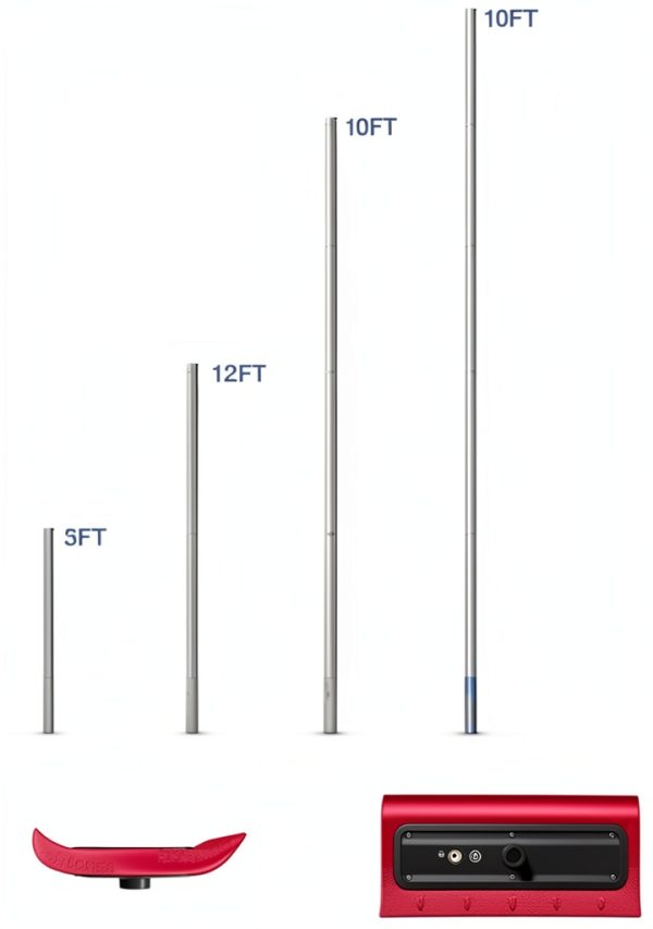 Juecity Roof Snow Rake 20FT Telescoping Aluminum-5