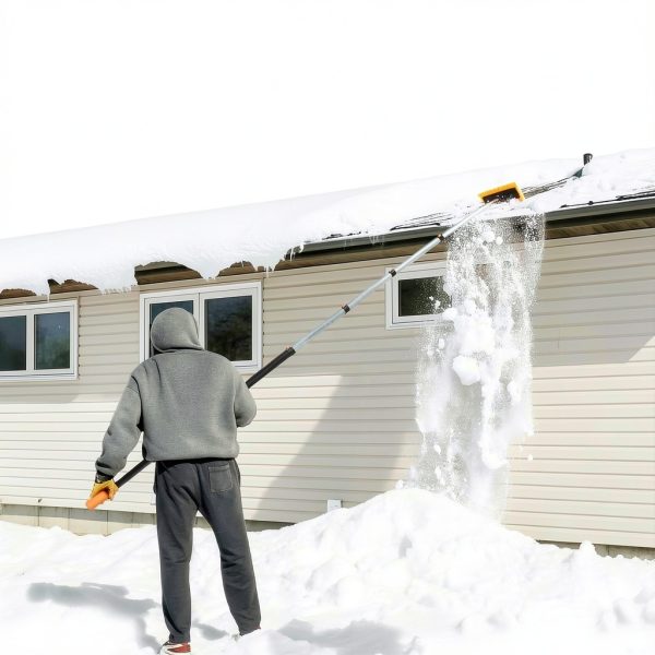 EXTEND-A-REACH Snow Rake Non-Scratch Foam Head Universal-1