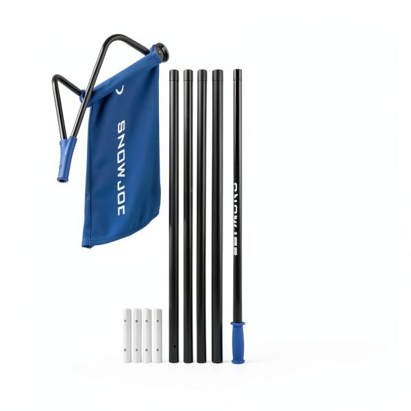 Snow Joe Roof Rake Aluminum Telescoping Easy Roll Wheels-4