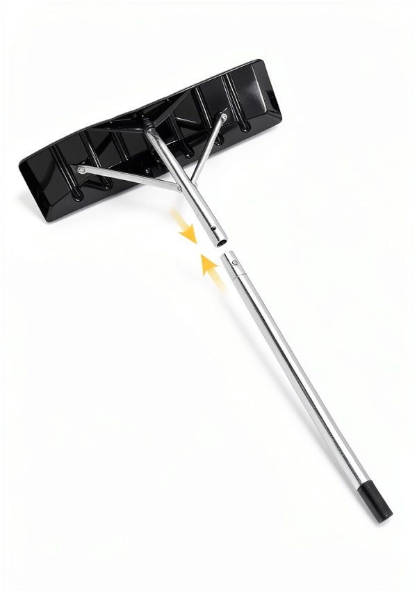 Goplus Aluminum Snow Rake Patio Lawn Garden Tool-7