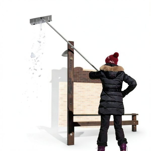 GnL Recsports Roof Rake Aluminum Adjustable Snow Removal-3