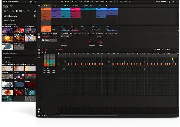 Native Instruments Maschine Mikro MK3 USB Music Production Controller-6