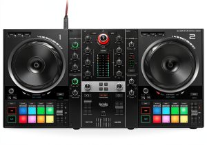 Hercules DJControl Inpulse 500 2-Deck USB DJ Controller with RGB Pads-0