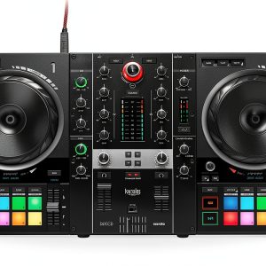 Hercules DJControl Inpulse 500 2-Deck USB DJ Controller with RGB Pads-0