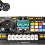 Kids DJ Controller Black Bluetooth Mixers by Pavo-0