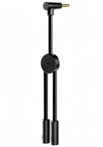 Native Instruments DJ Cable 8in Silver Splitter-0