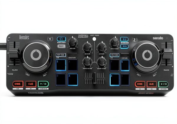 DJControl Starlight DJ Controller RGB Light Serato Lite Portable USB-0