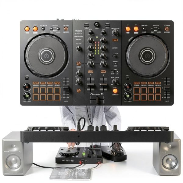 Pioneer DDJ-FLX4 DJ Controller Bundle with Case White-6