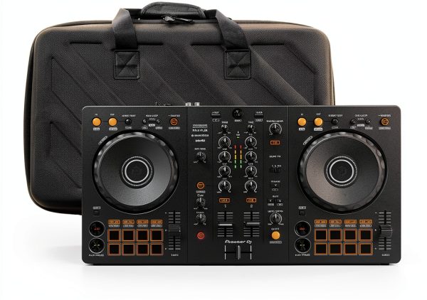 Pioneer DDJ-FLX4 DJ Controller Bundle with Case White-0