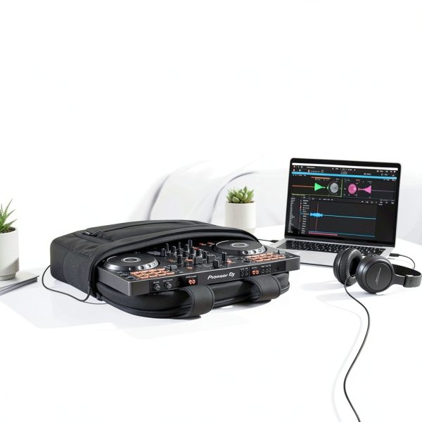 Pioneer DDJ-FLX4 DJ Controller Bundle with Case White-2