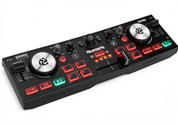 DJ Controller Serato Lite Portable Two Channel USB Mixer for DJs-0